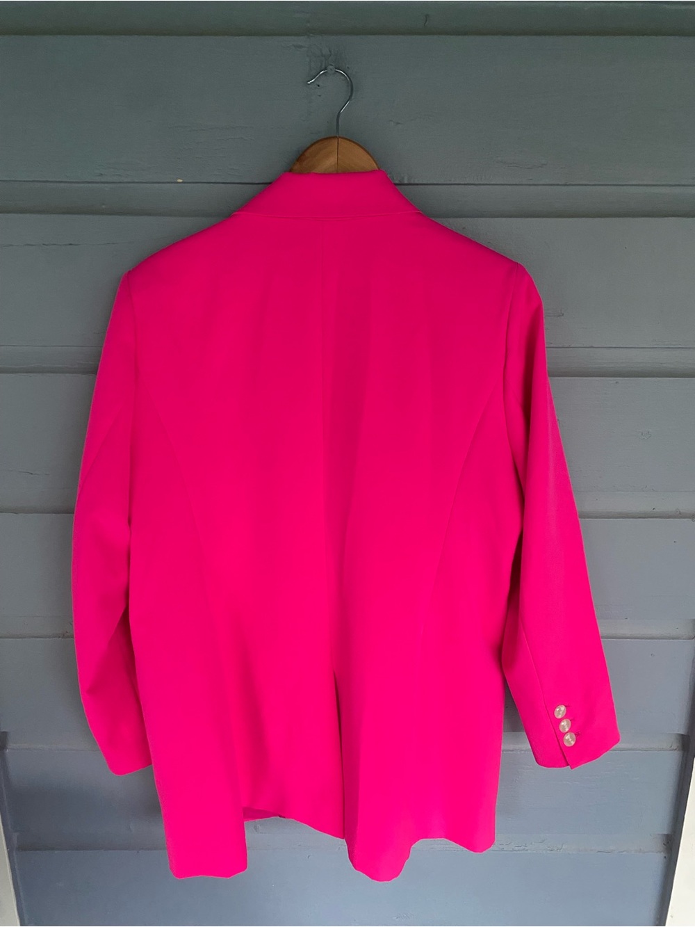 Vince Camuto Bold Hot Pink Single-Breasted Blazer Sz 16W - Picture 5 of 6